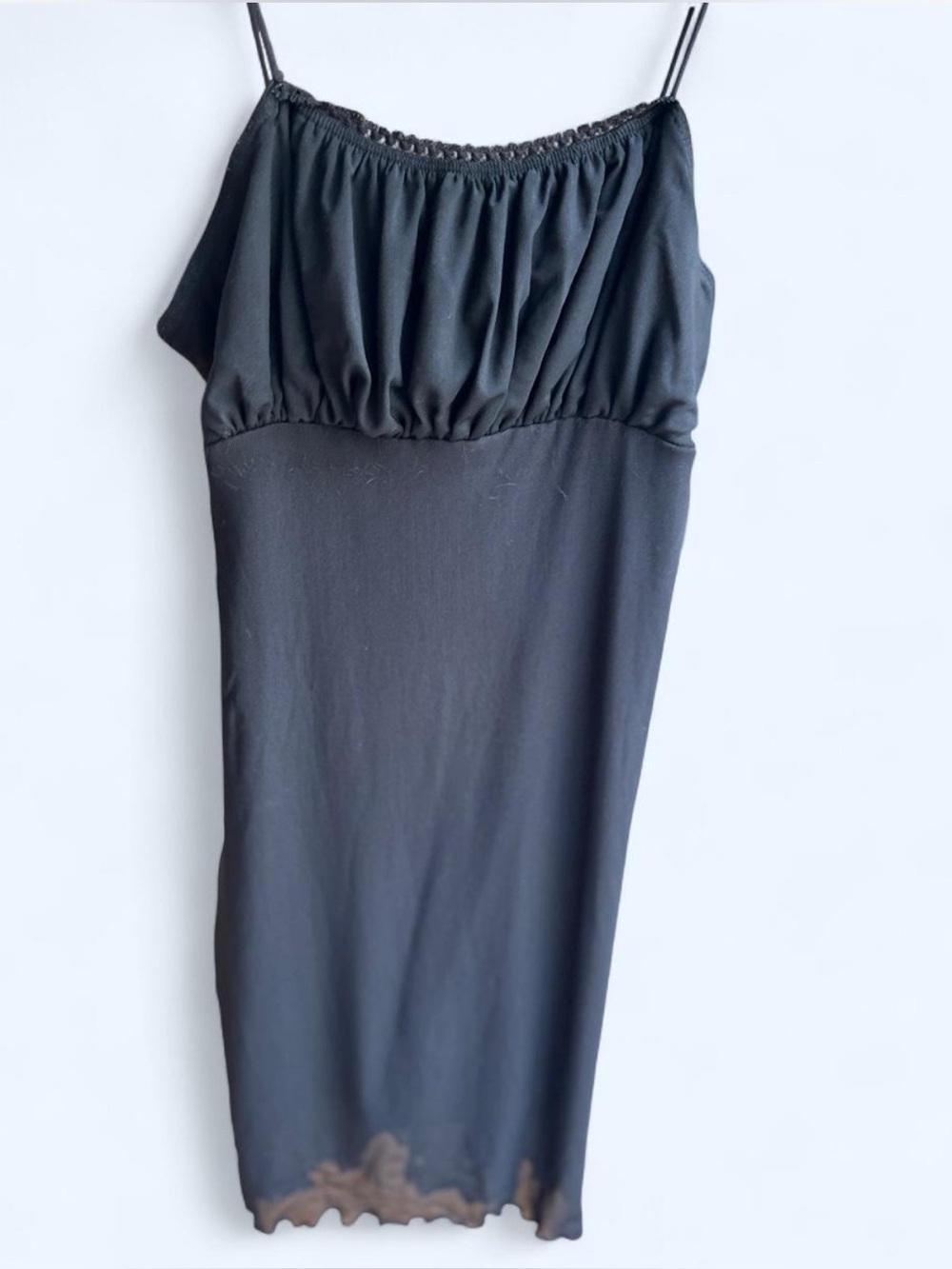 Forever 21 Black Ruffle Whimsigoth Babydoll Mini Dress Medium